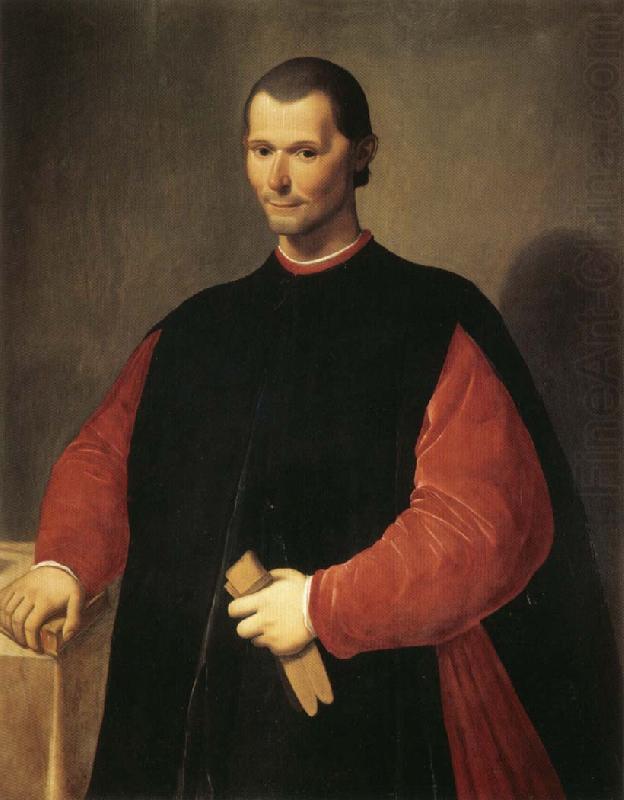 Santi Di Tito Portrait of Niccolo Macchiavelli china oil painting image